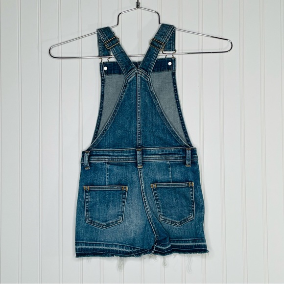 J. Crew Crewcuts Stretch Denim Shortalls - Picture 5 of 7